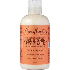 Shea Moisture Coconut and Hibiscus Curl & Shine Style Milk 254ml - Feel Gorgeous