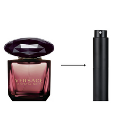 Versace Crystal Noir Eau De Toilette Spray Refillable Atomiser 10ml