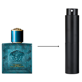 Versace Eros Eau De Parfum Spray Refillable Atomiser 10ml