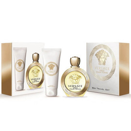 Versace Eros Pour Femme Gift Set 100ml EDT + 100ml Body Lotion - Feel Gorgeous