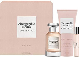Abercrombie & Fitch Authentic Woman Gift Set 100ml EDP+ 200ml Body Lotion +15ml EDP