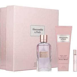 Abercrombie & Fitch First Instinct Pink for Her Gift Set: 100ml EDP + 15ml EDP + 200ml Body Lotion - Feel Gorgeous