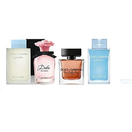 Dolce & Gabbana Womens Miniature Perfume Gift Set 4 Piece