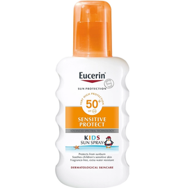 Eucerin Sun Sensitive Protect Kids Sun Cream Protection Spray for Sensitive Skin SPF 50+ 200ml - Feel Gorgeous