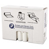 High-density Interleaved Commercial Can Liners, 33 Gal, 13 Microns, 33" X 40", Clear, 25 Bags/roll, 20 Rolls/carton