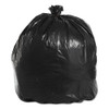 Low Density Repro Can Liners, 45 Gal, 1.6 Mil, 40" X 46", Black, 10 Bags/roll, 10 Rolls/carton