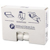 High-density Interleaved Commercial Can Liners, 30 Gal, 13 Microns, 30" X 37", Clear, 25 Bags/roll, 20 Rolls/carton