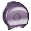Single 9" Jumbo Bath Tissue Dispenser, Classic, 10.25 X 5.63 X 12, Transparent Black Pearl