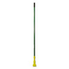 Gripper Fiberglass Mop Handle, 1" Dia X 60", Green/yellow