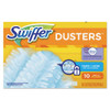 Refill Dusters, Dustlock Fiber, Light Blue, Lavender Vanilla Scent,10/box,4 Boxes/carton