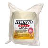 Gym Wipes Mega Roll Refill, 8 X 8, White, 1,200/roll, 2 Rolls/carton