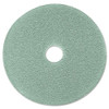 Ultra High-speed Floor Burnishing Pads 3100, 19" Diameter, Aqua, 5/carton