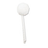 Toilet Bowl Mop, 12" Handle, White