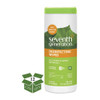 Botanical Disinfecting Wipes, 8 X 7, Lemongrass Citrus, White, 35 Count, 12/carton