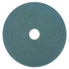 Ultra High-speed Floor Burnishing Pads 3100, 27" Diameter, Aqua, 5/carton