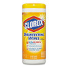 Disinfecting Wipes, 7 X 8, Crisp Lemon, 35/canister, 12/carton