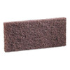 Heavy-duty Scour Pad, 4.63 X 10, Brown, 20/carton