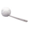 Deluxe Bowl Mop, 10" Handle, 2" Mop Head, White, 25/carton
