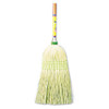 Parlor Broom, Corn Fiber Bristles, 55" Overall Length, Natural, 12/carton