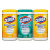 Disinfecting Wipes, 7 X 8, Fresh Scent/citrus Blend, 75/canister, 3/pack, 4 Packs/carton