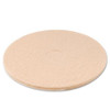Burnishing Floor Pads, 20" Diameter, Tan, 5/carton