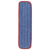 Microfiber Wet Mopping Pad, 18.5" X 5.5" X 0.5", Red