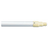 Aluminum Threaded Plastic-tip Broom/sweep Handle, 1" Dia X 57", Gray