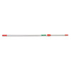 Ergo Tele Pole, 8 Ft, Aluminum/red