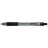 Z-grip Ballpoint Pen, Retractable, Medium 1 Mm, Black Ink, Clear Barrel, 12/pack