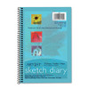 Art1st Sketch Diary, Blue Cover, 9 X 6, 64 Lb Text Paper Stock, 70 Sheets