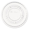 Portion/souffle Cup Lids, Fits 0.5 Oz To 1 Oz Cups, Pet, Clear, 125 Pack, 20 Packs/carton