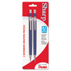 Sharp Mechanical Pencil, 0.7 Mm, Hb (#2.5), Black Lead, Blue Barrel, 2/pack