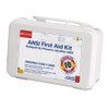 Ansi-compliant First Aid Kit, 64 Pieces, Plastic Case