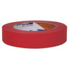 Color Masking Tape, 3" Core, 0.94" X 60 Yds, Red