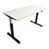 Adaptivergo Pneumatic Height-adjustable Table Base, 59.06w X 28.35d X 26.18 To 39.57h, Black