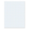 Quadrille Pads, Quadrille Rule (4 Sq/in), 50 White 8.5 X 11 Sheets