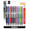 Sarasa Dry Gel X20 Gel Pen, Retractable, Medium 0.7 Mm, Assorted Ink And Barrel Colors, 10/pack