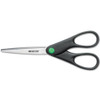 Kleenearth Scissors, Pointed Tip, 7" Long, 2.75" Cut Length, Black Straight Handle