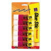 Permanent Glue Stic Value Pack, 0.26 Oz, Applies White, Dries Clear, 6/pack
