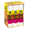 Permanent Glue Stic Value Pack, 1.27 Oz, Applies White, Dries Clear, 6/pack