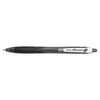 Rexgrip Begreen Ballpoint Pen, Retractable, Medium 1 Mm, Black Ink, Black Barrel, Dozen