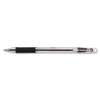 Easytouch Ballpoint Pen, Stick, Fine 0.7 Mm, Black Ink, Clear Barrel, Dozen