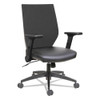 Alera Eb-t Series Synchro Mid-back Flip-arm Chair, Supports Up To 275 Lb, 17.71" To 21.65" Seat Height, Black
