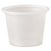 Polystyrene Portion Cups, 1 Oz, Translucent, 2,500/carton