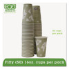 World Art Renewable And Compostable Hot Cups, 16 Oz, Moss, 50/pack