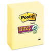 Pads In Canary Yellow, 3" X 5", 90 Sheets/pad, 12 Pads/pack