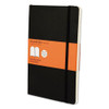 Notebook,soft,ruled,lg,bk