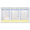 Quicknotes Three-month Wall Calendar In Horizontal Format, 24 X 12, White Sheets, 15-month (dec To Feb): 2022 To 2024