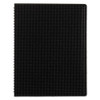 Duraflex Poly Notebook, 1 Subject, Medium/college Rule, Black Cover, 11 X 8.5, 80 Sheets
