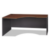Series C Collection Left Corner Desk Module, 71.13" X 35.5" X 29.88", Hansen Cherry/graphite Gray